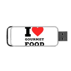 I Love Gourmet Food Portable Usb Flash (one Side) by ilovewhateva