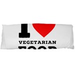 I love vegetarian food Body Pillow Case Dakimakura (Two Sides) Back