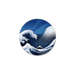 The Great Wave Off Kanagawa Golf Ball Marker by Grandong