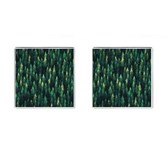 Forest Illustration Cufflinks (square) by Grandong