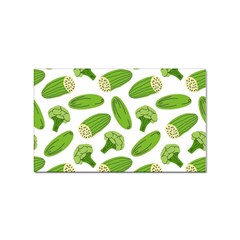 Vegetable Pattern With Composition Broccoli Sticker Rectangular (100 Pack) by Grandong