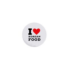 I Love Korean Food 1  Mini Buttons by ilovewhateva