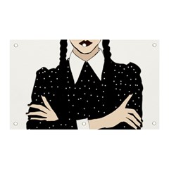 Wednesday Addams Banner And Sign 5  X 3  by Fundigitalart234