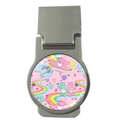 Bears Kawaii Pattern Money Clips (round)  by Cowasu