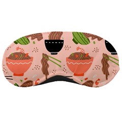 Japanese Street Food Soba Noodle In Bowl Sleeping Mask by Cowasu