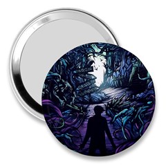 Horror Psychedelic Art 3  Handbag Mirrors by Cowasu