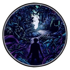 Horror Psychedelic Art Wireless Fast Charger(black) by Cowasu