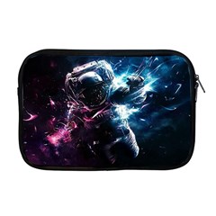 Psychedelic Astronaut Trippy Space Art Apple Macbook Pro 17  Zipper Case by Bangk1t