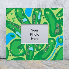 Golf Course Par Golf Course Green White Wall Photo Frame 5  X 7  by Cowasu