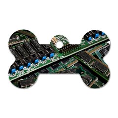 Computer Ram Tech - Dog Tag Bone (two Sides) by Amaryn4rt