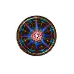 Mandala Pattern Kaleidoscope Hat Clip Ball Marker by Simbadda