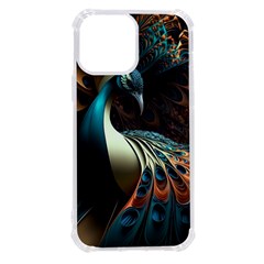 Colorful Peacock Bird Feathers Iphone 13 Pro Max Tpu Uv Print Case by Vaneshop