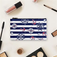 Seamless-marine-pattern Cosmetic Bag (small) by uniart180623