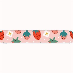 Strawberry-seamless-pattern Small Bar Mat by uniart180623