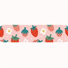 Strawberry-seamless-pattern Large Bar Mat by uniart180623