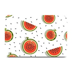 Seamless-background-pattern-with-watermelon-slices Plate Mats by uniart180623