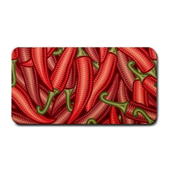 Seamless-chili-pepper-pattern Medium Bar Mat by uniart180623