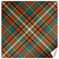 Tartan-scotland-seamless-plaid-pattern-vector-retro-background-fabric-vintage-check-color-square-geo Canvas 20  X 20  by uniart180623