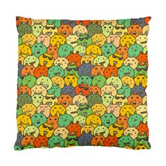 Seamless Pattern With Doodle Bunny Standard Cushion Case (two Sides) by uniart180623