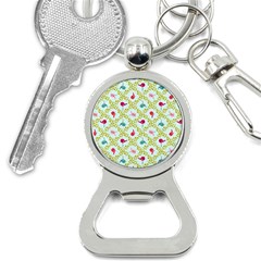 Birds-pattern-background Bottle Opener Key Chain by uniart180623