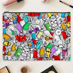 Graffiti-characters-seamless-pattern Cosmetic Bag (xxxl) by uniart180623