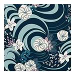 Flowers Pattern Floral Ocean Abstract Digital Art Banner and Sign 3  x 3  Front