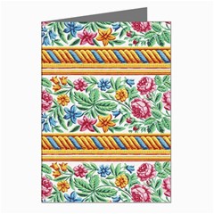 Flower Fabric Fabric Design Fabric Pattern Art Greeting Cards (pkg Of 8) by uniart180623