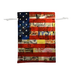 Usa Flag United States Lightweight Drawstring Pouch (m) by uniart180623