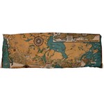 World Map Travel Pattern Architecture Body Pillow Case Dakimakura (Two Sides) Front