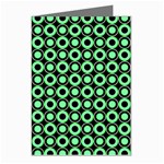 Mazipoodles Green Donuts Polka Dot Greeting Cards (Pkg of 8) Left