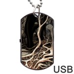 Tree Nature Landscape Forest Dog Tag USB Flash (One Side) Front