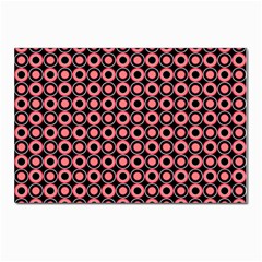 Mazipoodles Red Donuts Polka Dot  Postcards 5  X 7  (pkg Of 10) by Mazipoodles