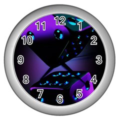 3d Ludo Game,gambling Wall Clock (silver) by Bangk1t