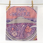 Ramen Kawaii Aesthetic Pink Face Towel Front