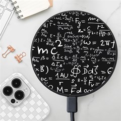 E=mc2 Text Science Albert Einstein Formula Mathematics Physics Wireless Fast Charger(black) by uniart180623