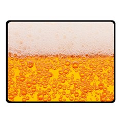 Beer Texture Drinks Texture Two Sides Fleece Blanket (small) by uniart180623