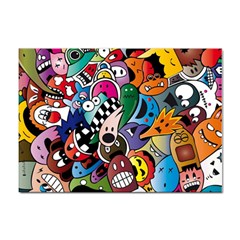 Cartoon Explosion Cartoon Characters Funny Sticker A4 (10 Pack) by uniart180623