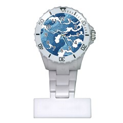 Waves Aesthetics Illustration Japanese Plastic Nurses Watch by uniart180623