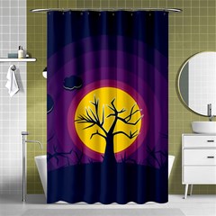 Empty Tree Leafless Stem Bare Branch Shower Curtain 48  X 72  (small)  by uniart180623