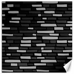 Black And Grey Wall Canvas 16  X 16  by ConteMonfrey