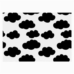 Black Clouds Large Glasses Cloth (2 Sides) by ConteMonfrey