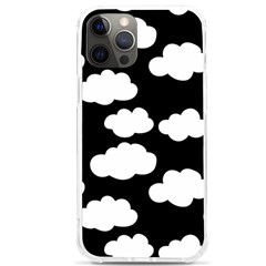 Bw Clouds Iphone 12 Pro Max Tpu Uv Print Case by ConteMonfrey