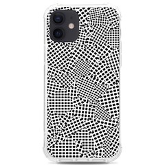 Geometric Noir Pattern Iphone 12/12 Pro Tpu Uv Print Case by dflcprintsclothing