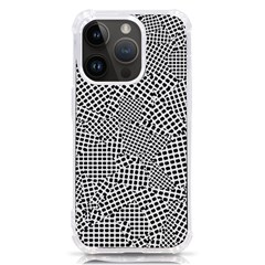 Geometric Noir Pattern Iphone 14 Pro Tpu Uv Print Case by dflcprintsclothing