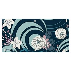 Flowers Pattern Floral Ocean Abstract Digital Art Banner And Sign 6  X 3  by Simbadda