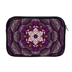 Rosette Kaleidoscope Mosaic Abstract Background Art Apple Macbook Pro 17  Zipper Case by Simbadda