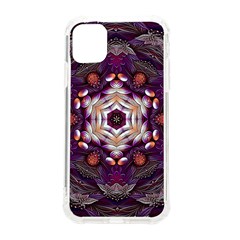 Rosette Kaleidoscope Mosaic Abstract Background Art Iphone 11 Tpu Uv Print Case by Simbadda