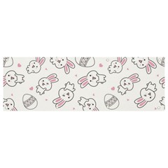 Cute Pattern With Easter Bunny Egg Banner And Sign 9  X 3  by Simbadda