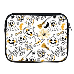 Funny Hand Drawn Halloween Pattern Apple Ipad 2/3/4 Zipper Cases by Simbadda