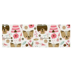 Pink Animals Pattern Banner And Sign 6  X 2  by Simbadda